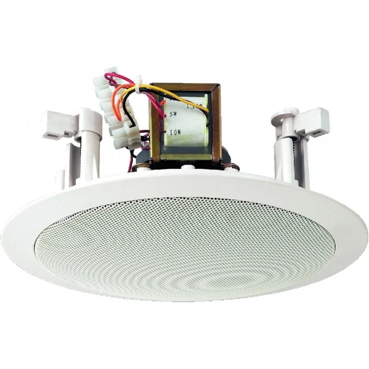 Monacor Deckenlautsprecher EDL-26 PA Einbau-Lautsprecher - 10 Watt - weiß