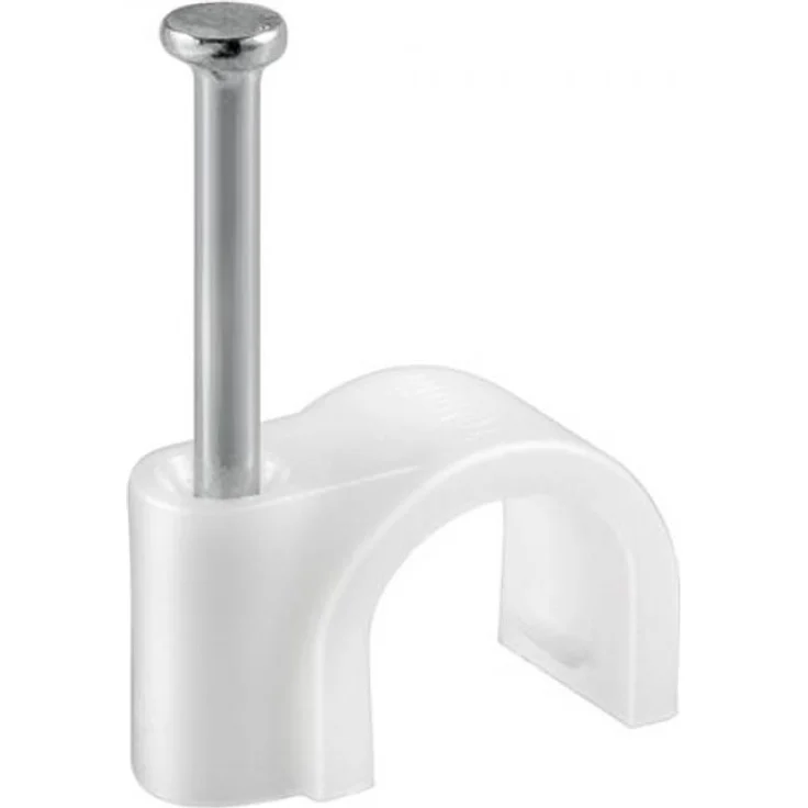 Goobay 17077 Kabelschelle für Kabel mit Kabeldurchmesser bis max. 5,0 mm weiß (100 Stück) – Bild 1