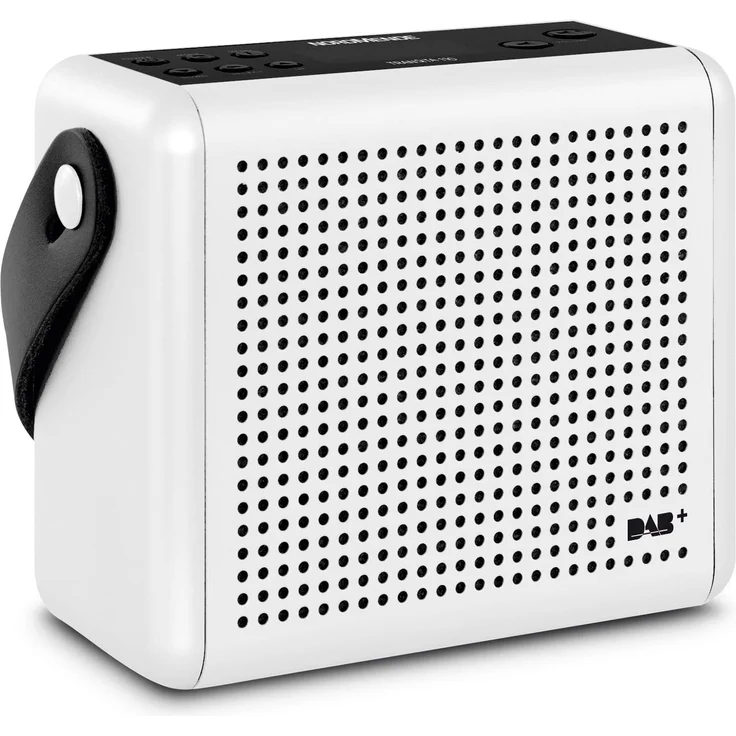 Nordmende Transita 110 Retro Tragbares Radio, OLED-Display, weiß – Bild 7