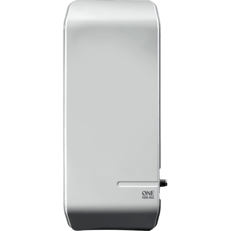 One For All DVB-T-DVB-T2 Outdoor-Außenantenne - Full HD-HDTV Fernseher TV Antenne mit Verstärker - 0-25 km Reichweite ? 6 meter Koaxialkabel - UHF - weiß - SV9450