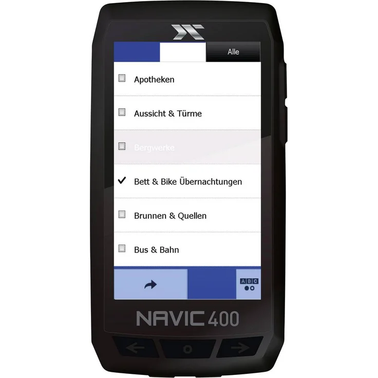 CICLO NAVIC 400 - Navigationsgerät zum Fahrradfahren und Wandern mit 4 Zoll farbigen Touch-Display – Bild 5