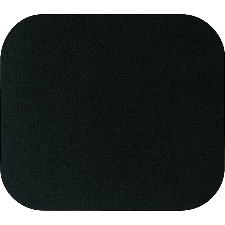 Fellowes Einfarbig Polyester-Oberfläche rechteckig Mauspad schwarz – Bild 1