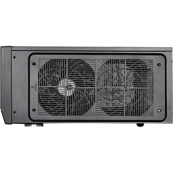 SilverStone SST-GD09B - Grandia HTPC ATX Desktop Gehäuse mit hochleistungsfähigem und geräuscharmen Kühlsystem, schwarz – Bild 2
