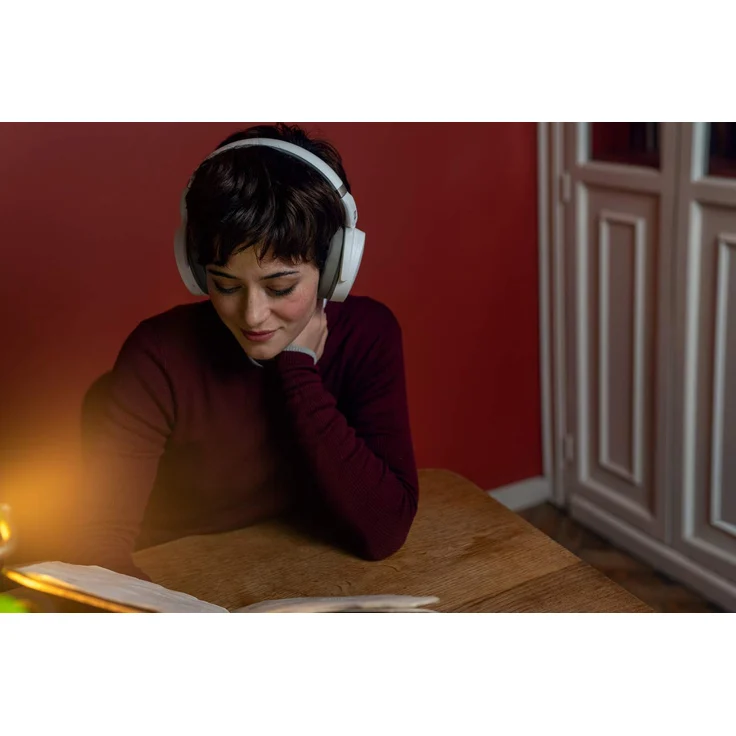 Sennheiser HD 450BT Over-Ear-Kopfhörer, mit Bluetooth, Mikrofon, Noise Cancelling, weiß – Bild 6