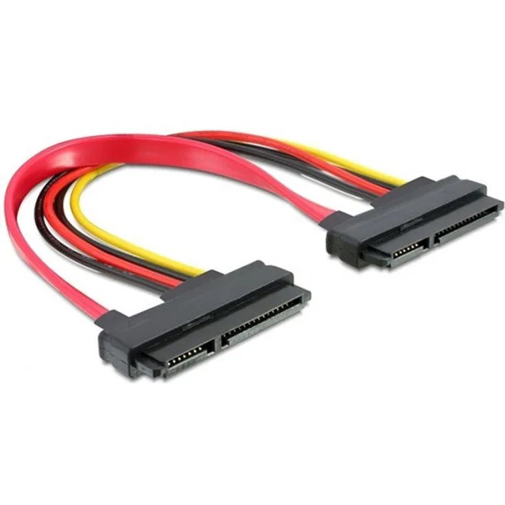 DeLock - Serial ATA / SAS-Kabel - SATA-Anschluss (22 Pin) - SATA-Anschluss (22 Pin) - 20 cm (84406)