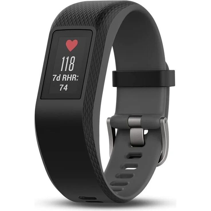 Garmin vívosport Fitness-Tracker Unisex, L, Polymer-Gehäuse, Slate – Bild 3