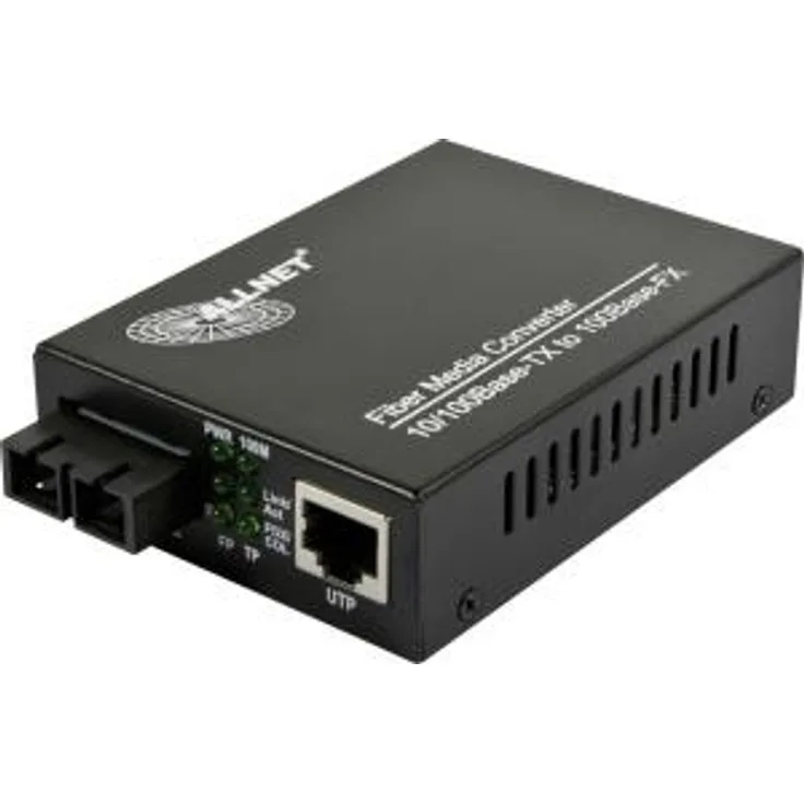 ALLNET ALL-MC107-ST-MM 100Mbit/s Multi-Modus Schwarz Netzwerk Medienkonverter (ALL-MC107-ST-MM)