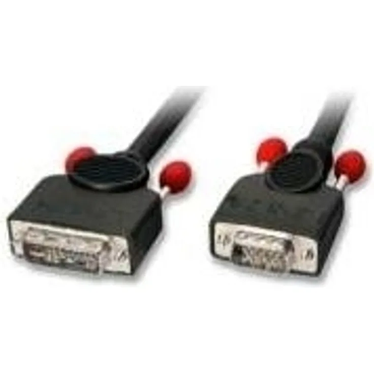 Lindy - VGA-Kabel - DVI-A (M) - HD-15 (M) - 1,0m - Schwarz (41195)