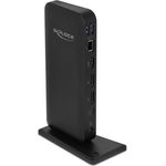 Delock USB Type-C DP 1.4 Dockingstation 4K - HDMI-DP 1.4-USB 3.2-LAN-PD 3.0