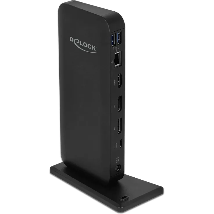 Delock USB Type-C DP 1.4 Dockingstation 4K - HDMI-DP 1.4-USB 3.2-LAN-PD 3.0