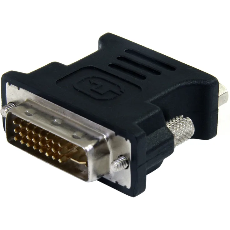 StarTech.com DVI auf VGA Adapter, DVI-I Stecker zu VGA Buchse Kabel Adapter, Schwarz, 10er Pack