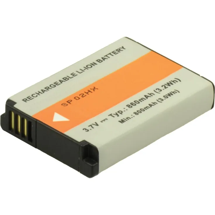 2-Power 850mAh Li-Ion (3,7V) Kamera Ersetzt Akku für BP85A