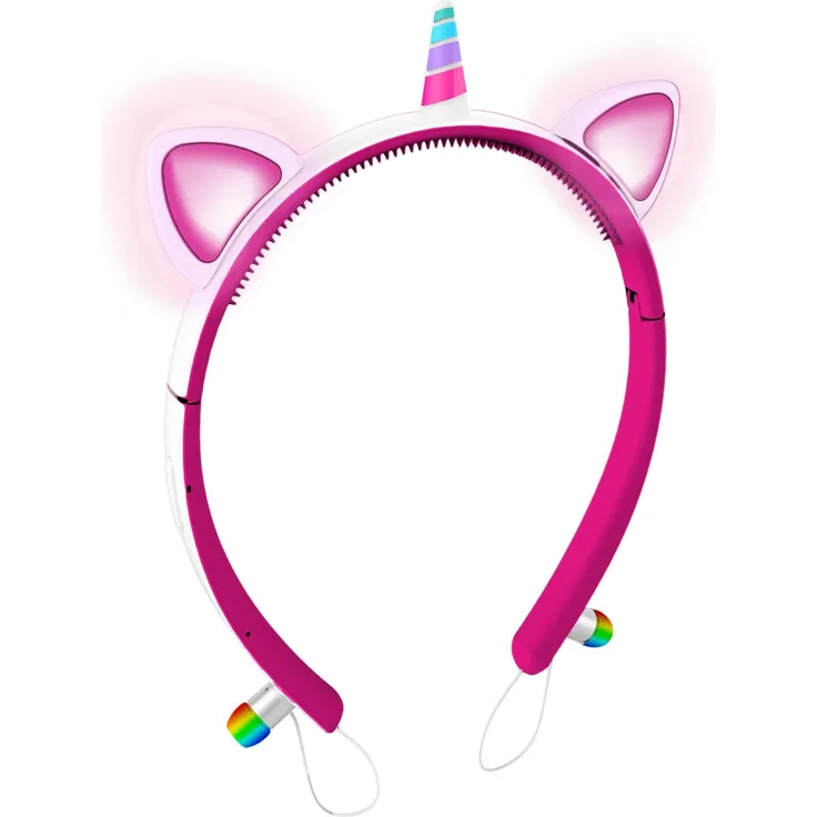 eKids HY-FUNI-EU-PNK Bluetooth-Kopfband, Rosa