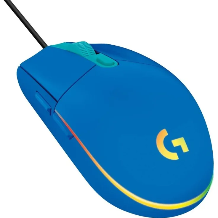 Logitech Gaming Mouse G102 LIGHTSYNC - Maus - Für Rechtshänder - optisch - 6 Tasten - kabelgebunden - USB - Blau
