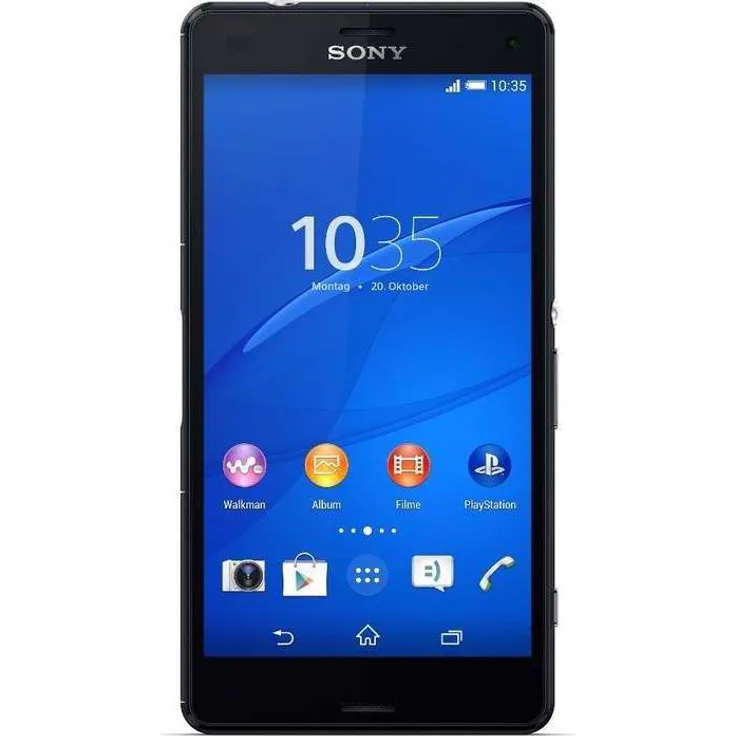 Sony Xperia Z3 Compact Smartphone 11,68cm Pixel (4,6 Zoll) IPS-Display, 16GB interner Speicher, 2GB RAM, Android, Schwarz