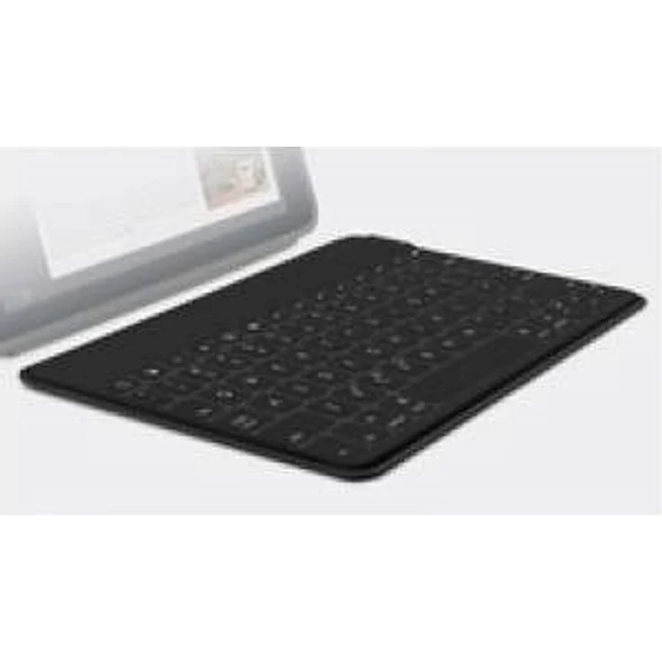 Logitech Keys-to-Go Kabellose Tablet-Tastatur, Bluetooth, iOS-Sondertasten, Ultraleicht & Geräuschlos, 3-Monate Akkulaufzeit, Fürs Tablet und Smartphone, Deutsches QWERTZ-Layout - schwarz – Bild 2