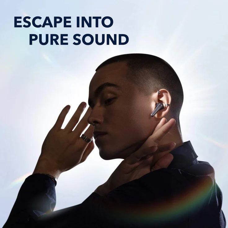 Anker Soundcore Liberty Air 2 Pro True Wireless In-Ear Kopfhörer mit Bluetooth, Mikrofon, Noise Cancelling, geeignet für Sport, schwarz – Bild 2
