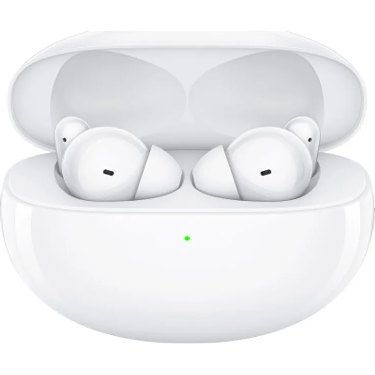 Oppo W52 Enco Free 2 In-Ear Kopfhörer, Bluetooth, Noise Cancelling, spritzwassergeschützt, geeignet für Sport, weiß