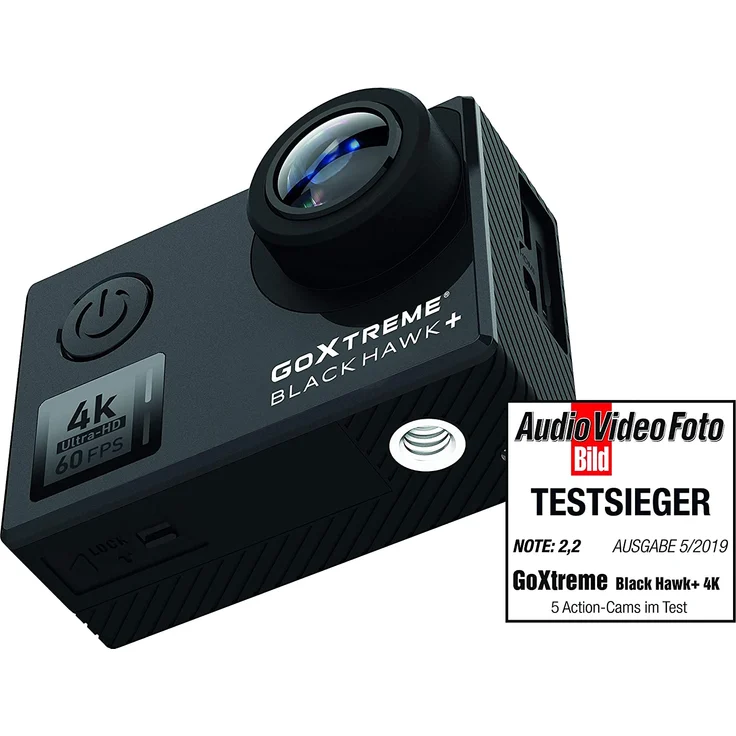 Easypix GoXtreme Blackhawk 4K+ ActionCam 4K-60fps Schwarz – Bild 5