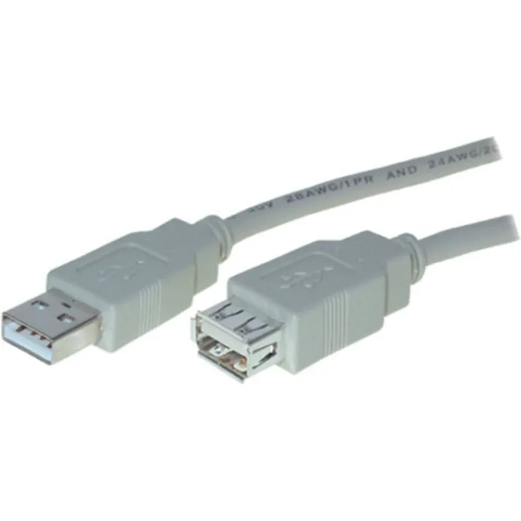 S-Conn USB 2.0 3m - USB A - USB A - Männlich/weiblich - Gerade - Gerade - Nickel (CO 77123)