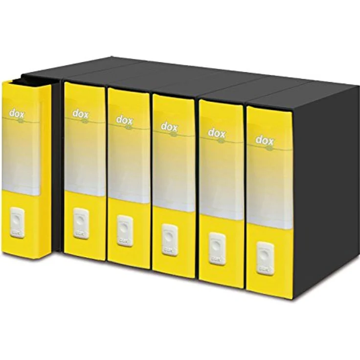Rexel-Dox-1-A4-Aktenordner Size - 6 Pack gelb
