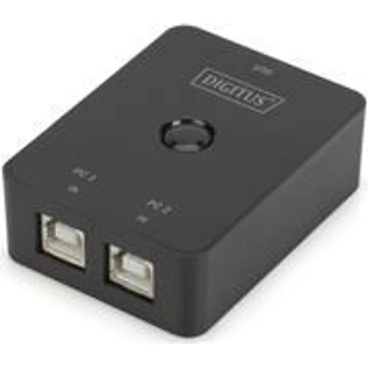 DIGITUS USB2.0 Sharing Switch DA-70135-2 - USB-Umschalter für die gemeinsame Nutzung von Peripheriegeräten - 2 x USB2.0 - Desktop (DA-70135-2)