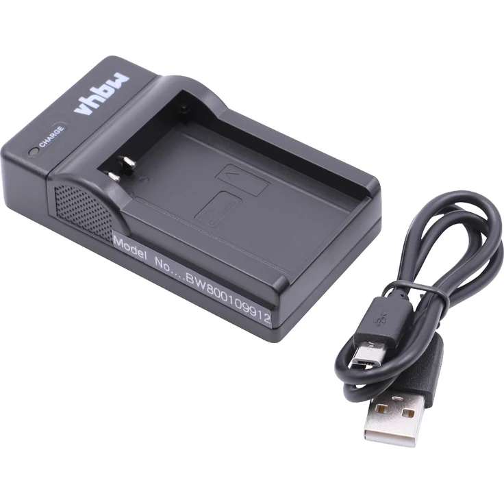 vhbw USB Akkuladegerät kompatibel mit Nokia BL-5C, BL-5CA, BL-5CB Digitalkamera, Camcorder, Action Cam-Akku - Ladeschale – Bild 1