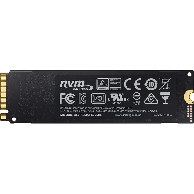 Samsung 970 EVO Plus MZ-V7S2T0BW - Solid-State-Disk - verschlüsselt - 2 TB - intern - M.2 2280 - PCI Express 3.0 x4 (NVMe) - Puffer: 2 GB - 256-Bit-AES - TCG Opal Encryption 2.0 (MZ-V7S2T0BW) – Bild 6