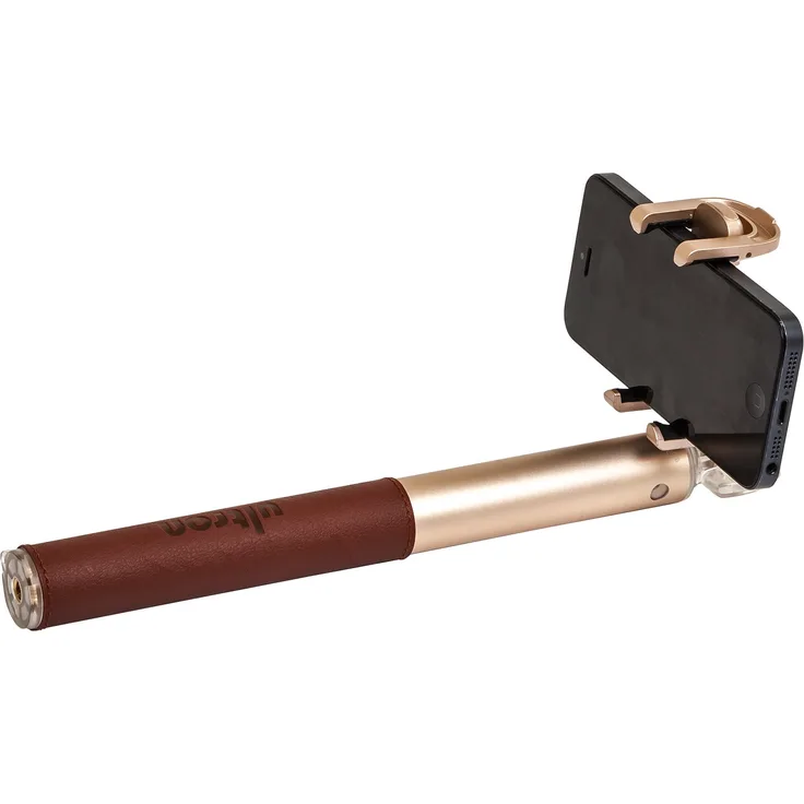 ultron selfie BT deluxe, Selfie-Set mit Teleskoparm, BT Shutter, Tripod, 3in1 Fotolinse und Tasche, Für Smartphones wie Samsung Galaxy , iPhone und weitere