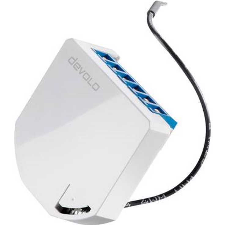 Devolo Home Control Rollladensteuerung-Unterputz (Z-Wave Hausautomation, Haussteuerung per iOS-Android App, Smart Home Aktor, Unterputz Installation, unsichtbare Anbringung) weiß