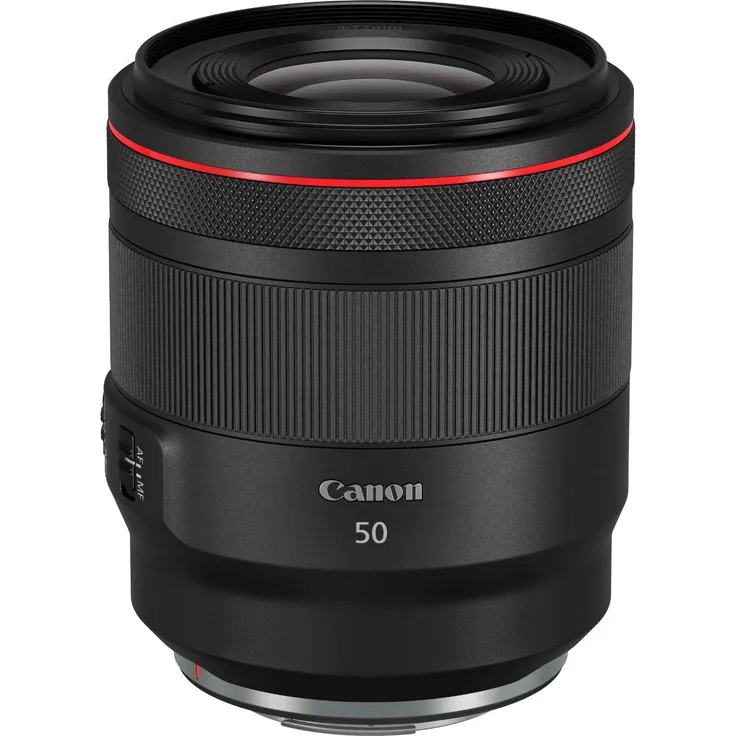 Canon Objektiv RF 50mm F1.2L USM für EOS R (Festbrennweite, 77mm Filtergewinde, Autofokus, Lichtstark) schwarz
