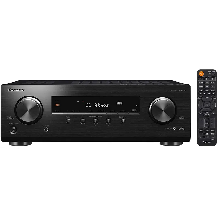 Pioneer VSX-534D(B) 5.1 AV-Receiver mit Bluetooth, FM (UKW), DAB, schwarz