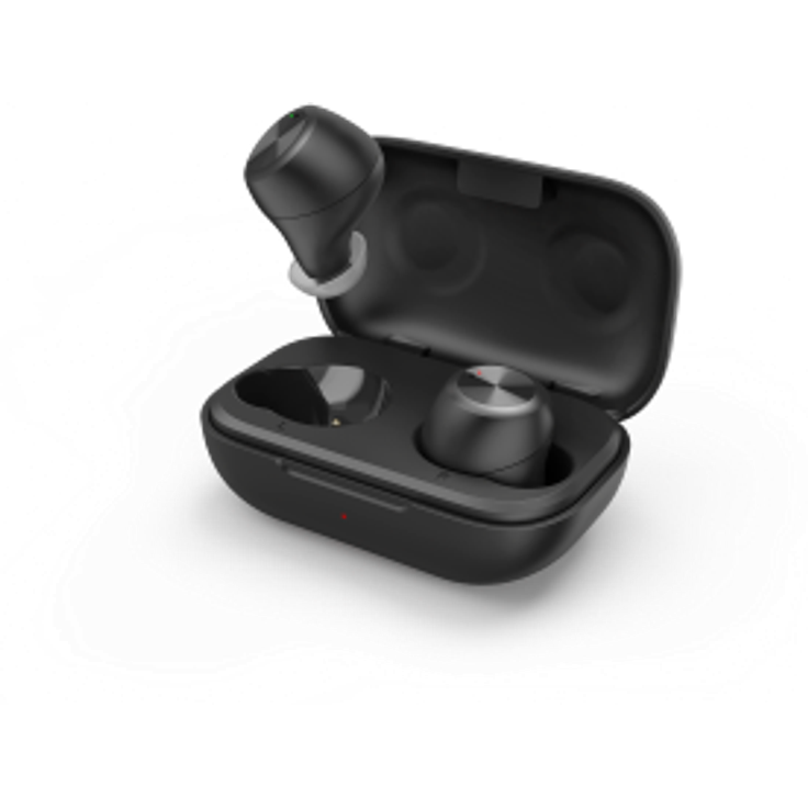 Hama 132568 Wear7701BK In-Ear Kopfhörer, mit Bluetooth, Mikrofon, schwarz