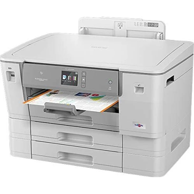 Brother HL-J6100DW - Tintenstrahldrucker, Druckgeschwindigkeit (S/min): 35 S/W, 27 Farbe, Auflösung: 1200 x 4800 (USB, LAN, WLAN, AirPrint, Mobile Print, WPS, NFC, Wi-Fi Direct, Cloud Print) HLJ6100DWRE1 – Bild 3