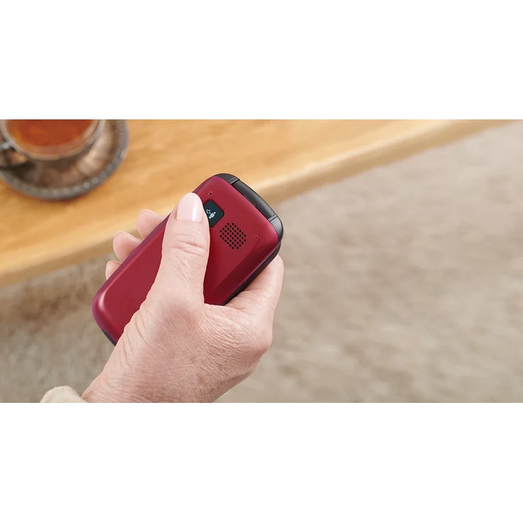Panasonic KX-TU446 Seniorenhandy Rot – Bild 2