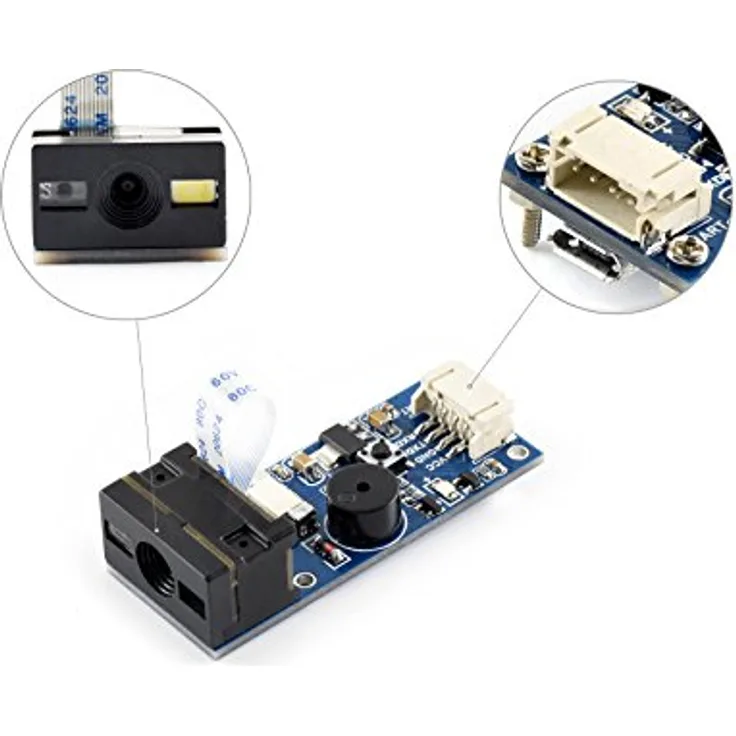 Barcode Scanner Modul, liest 1D / 2D Codes, UART / USB Ausgang