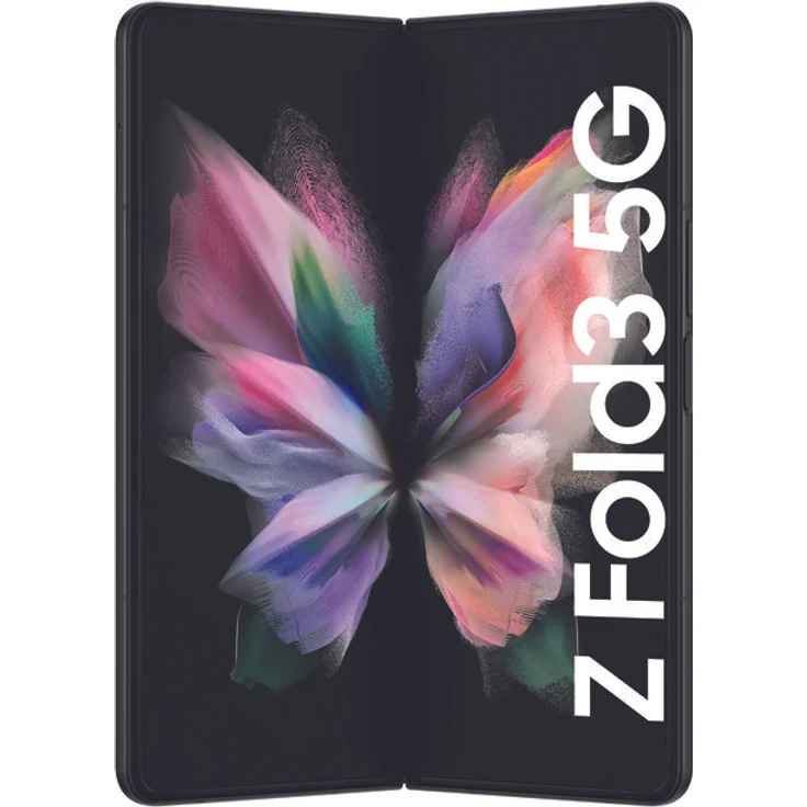 Samsung Galaxy Z Fold 3 5G Smartphone 19,3cm (7,6 Zoll) AMOLED-Display, 512GB interner Speicher, 12GB RAM, Android 11, Phantom Black – Bild 1