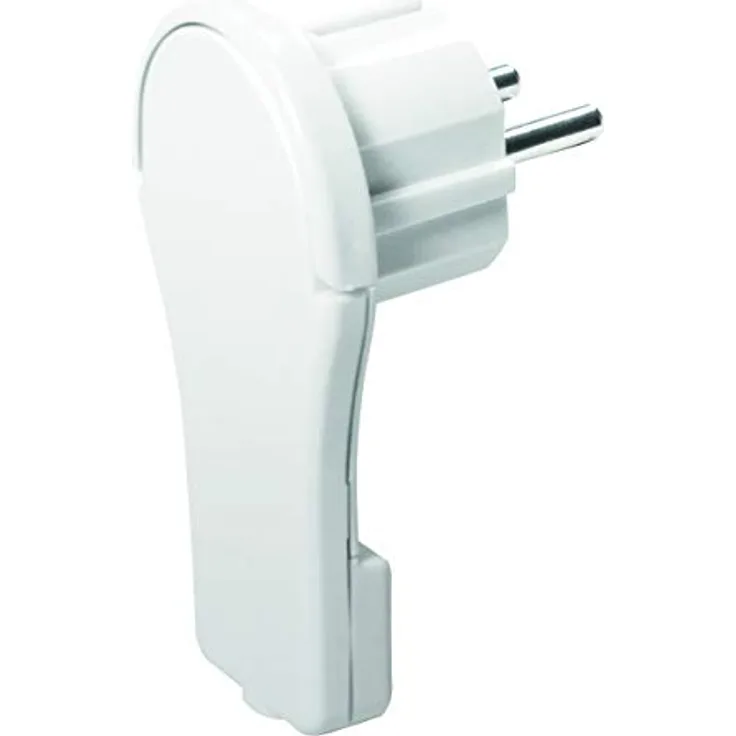 LogiLink LPS228 Flachwinkelstecker zur Selbstmontage E 7-7 mit ergonomischem Klappgriff