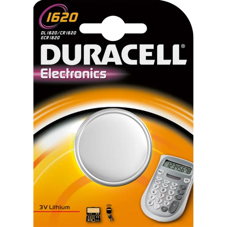 Batterie CR1620 DURACELL Knopfzelle