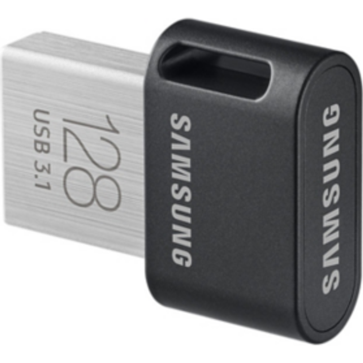 Samsung MUF-128AB-EU FIT Plus 128 GB Typ-A USB 3.1 Flash Drive Schwarz-Weiß