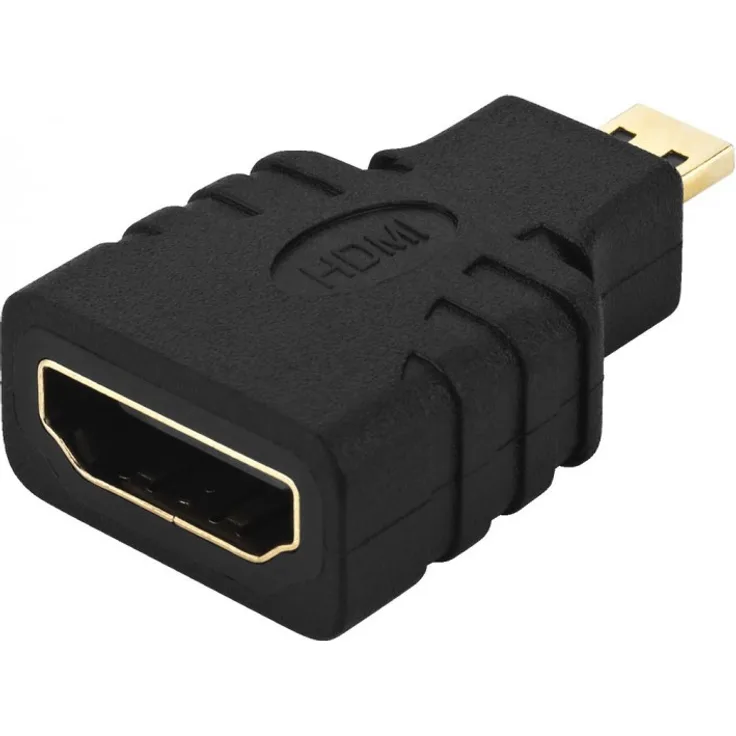 Goobay 68842 HDMI Adapter, vergoldet