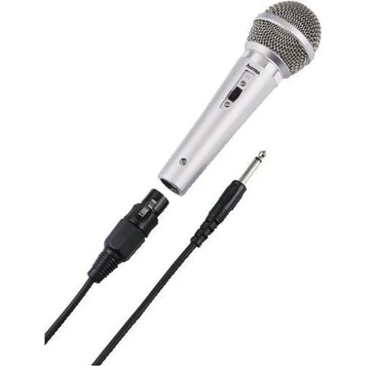 Hama Dynamisches Mikrofon ''DM 40'' (3,5mm Klinkenstecker, 6,3mm Adapter, 2,5m Kabellänge) – Bild 1