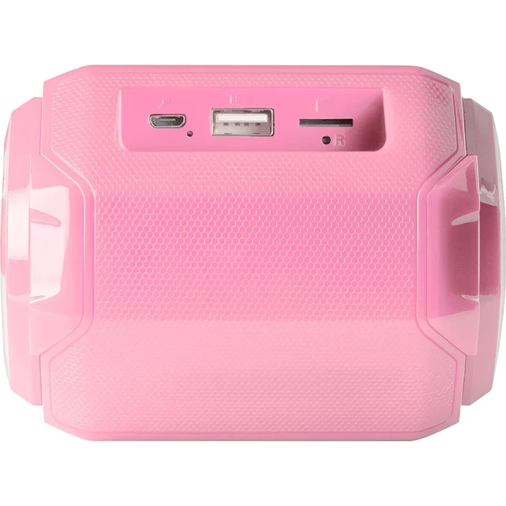 Mars Gaming MSBAX RGB Bluetooth-Lautsprecher mit FM-Radio, Lichteffekt, Kartenleser, rosa – Bild 3