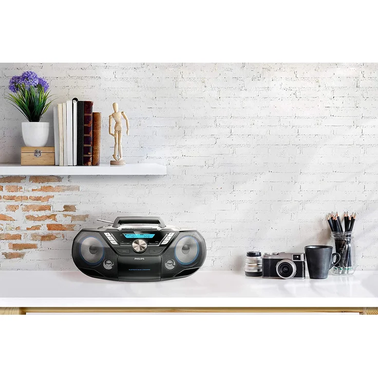 Philips AZB798T CD-Soundmaschine mit Bluetooth (CD, MP3-CD, USB, DAB+, UKW) schwarz – Bild 5