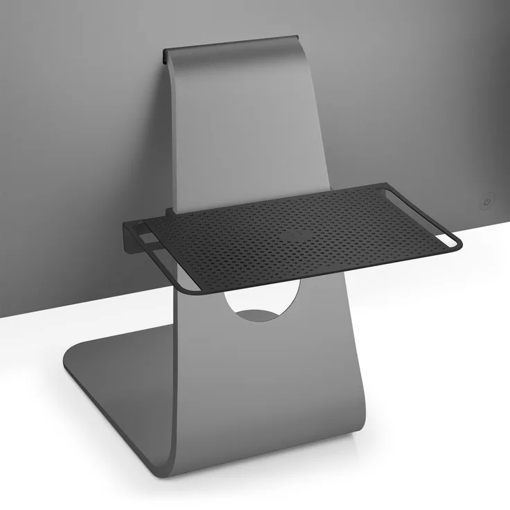 Twelve South BackPack für iMac und Apple Bildschirme , versteckter Aufbewahrungsort für Festplatten und Zubehör (Mattschwarz)