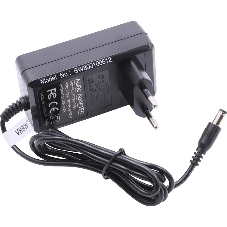 vhbw 220V Netzteil Ladegerät (20V, 2A) für Notebook, Laptop passend für BenQ JoyBook Lite U101