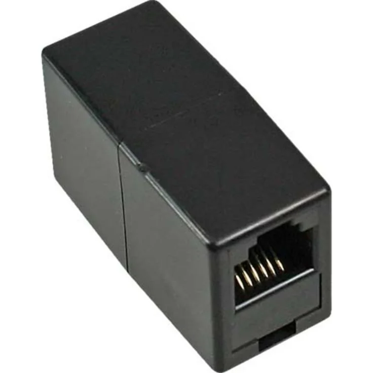 InLine Modular Kupplung, RJ12 Buchse - Buchse – Bild 1