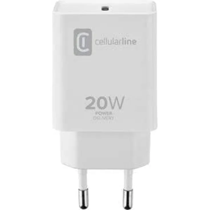 Cellularline USB-C CHARGER für APPLE 20W, white