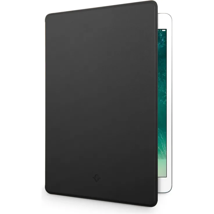 Twelve South SurfacePad für iPad Pro 10.5'' , Ultraflaches Luxus-Lederhülle + Display-Ständer (Schwarz)