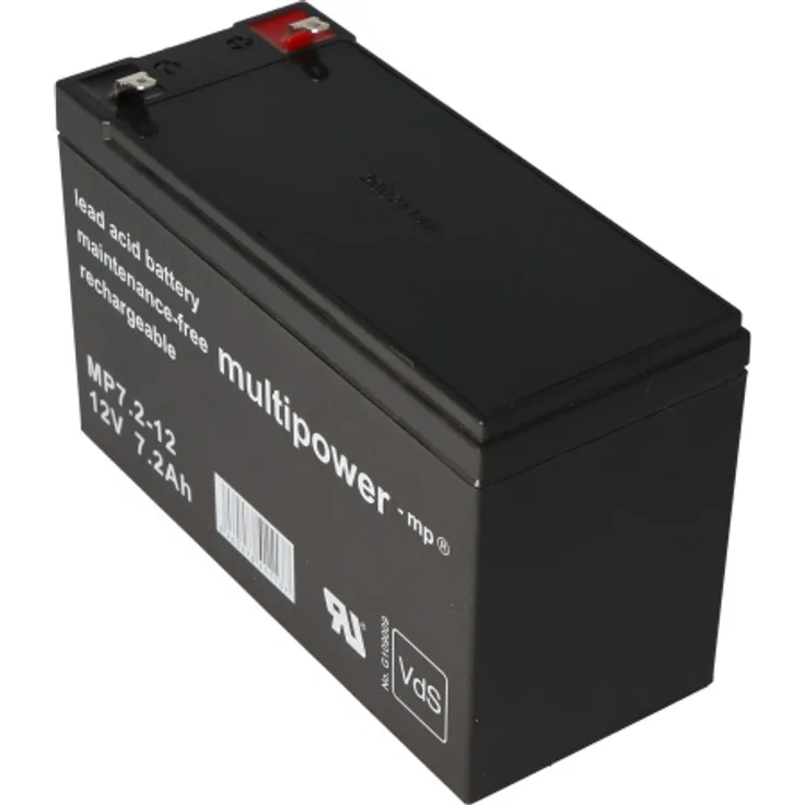 Multipower MP7.2-12 PB Akku 12 Volt 7,2Ah VDS Zulassung